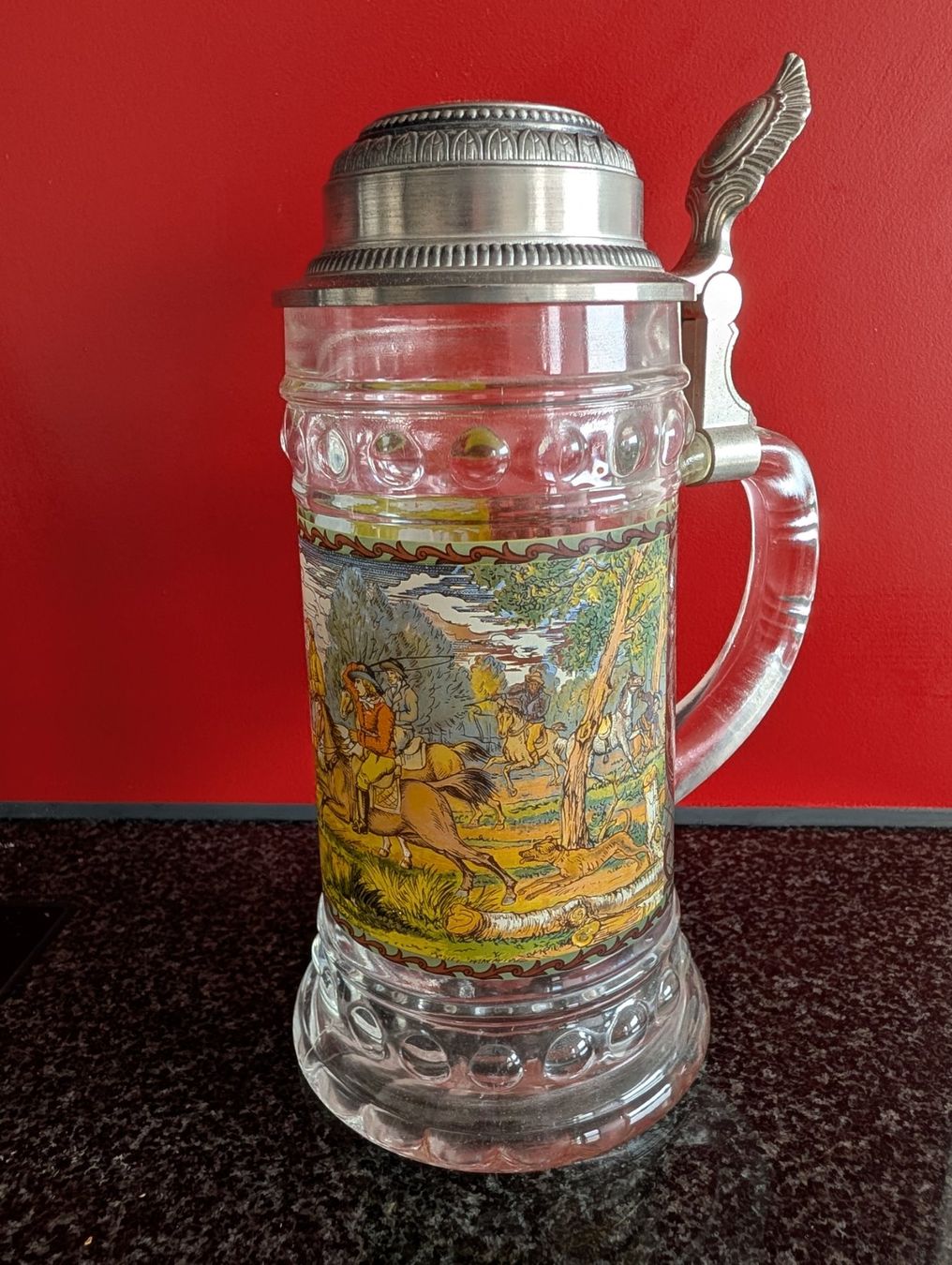 Verres: Bierkrug Jäger Motiv – D'occasion à Bern par DimiBern
