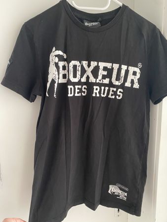 Boxeur des rues T-Shirt, Grösse M, Schwarz 😎
