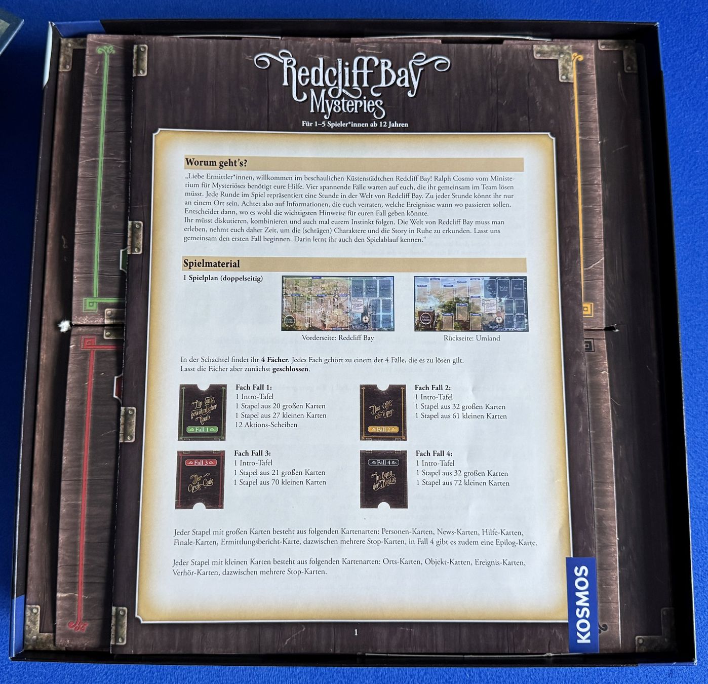 Kosmos Giochi: Brettspiel Redcliff Bay Mysteries – Nuovo (secondo la descrizione) da Triesen venduto da Ot1100 4