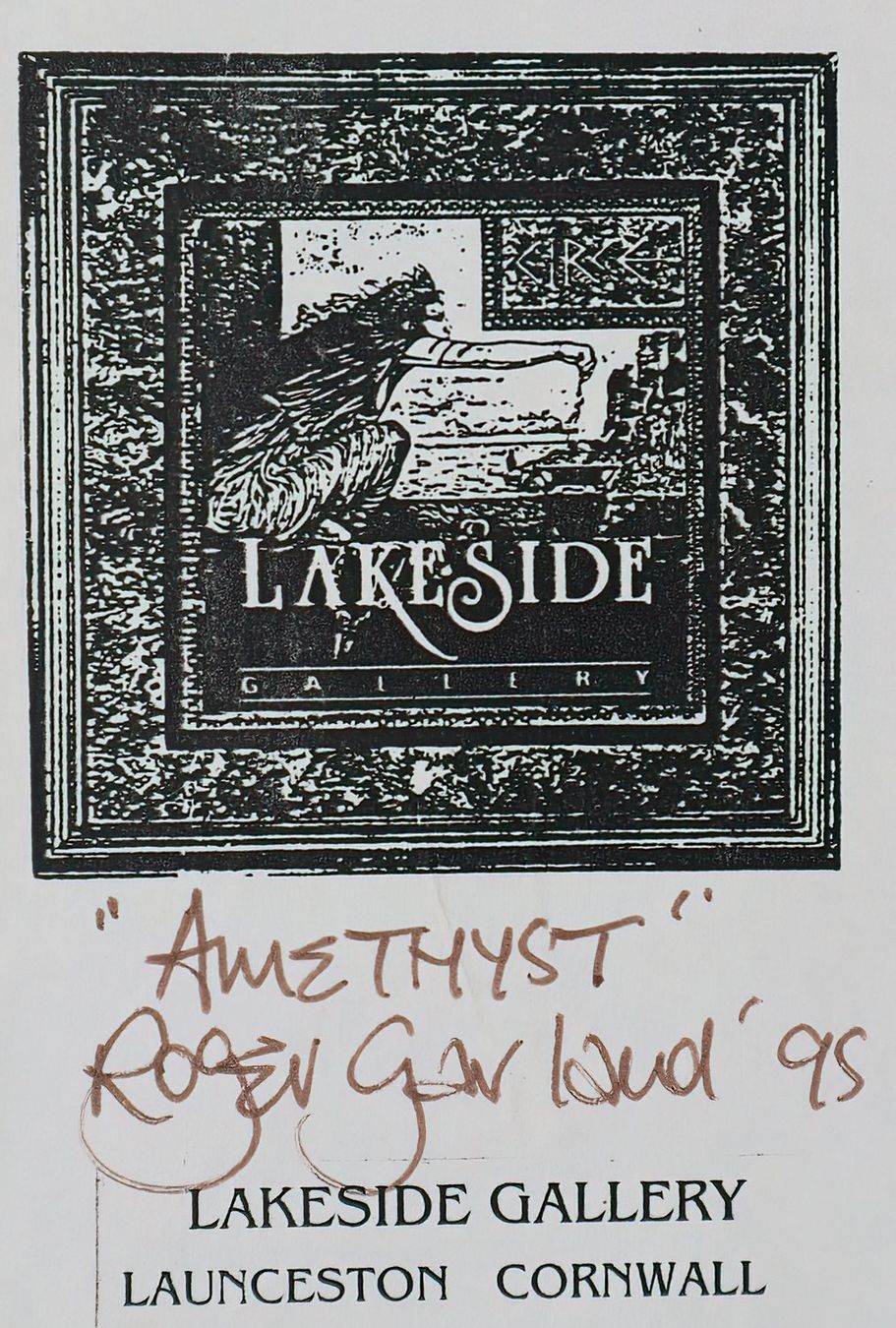 Foto & Immagini: Amethyst - Kunstdruck mit Rahmen von Roger Garland – Usato da Rotkreuz venduto da Radus24 1