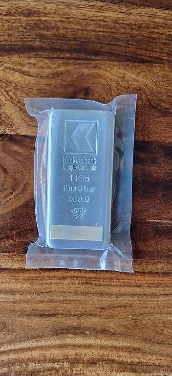 Métaux précieux: 1Kg Silberbarren 999 BEKB  – D'occasion à Burgistein par Binikrippini