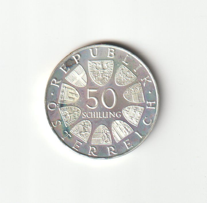Tutti le monete: 50 Schilling 1972 Silber – Usato da Minusio venduto da Mer66 1