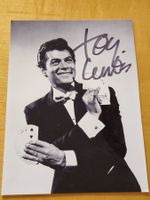 Tony Curtis, Original Autogramm auf Foto in s/w