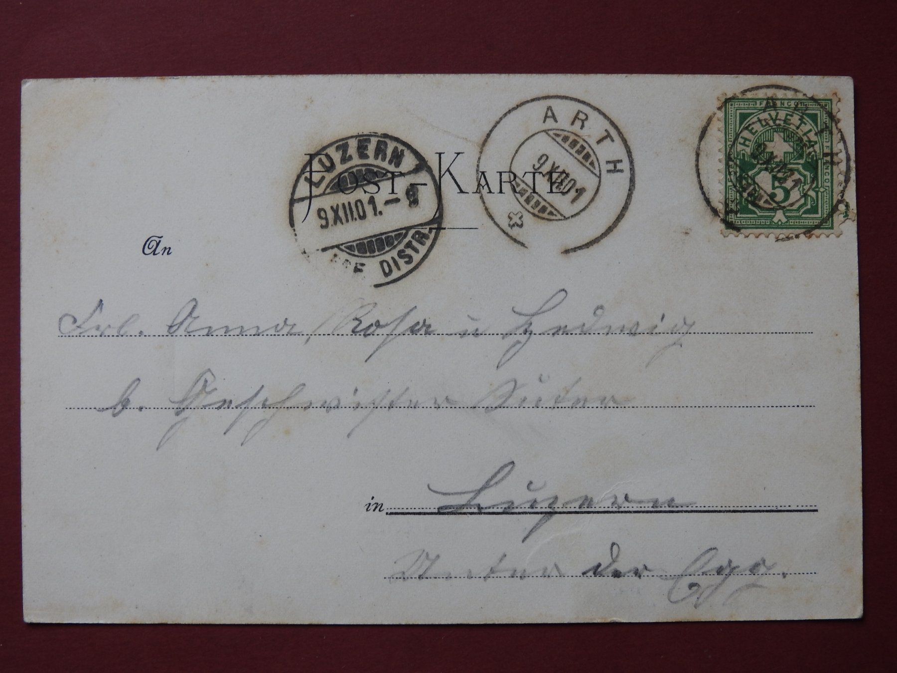 Cartes postales: AK Gruss aus Arth – D'occasion à Rain par 999-800-K 1