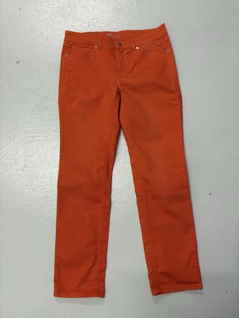 MAC Hose Angela Orange, Gr. 42 straight Baumwolle