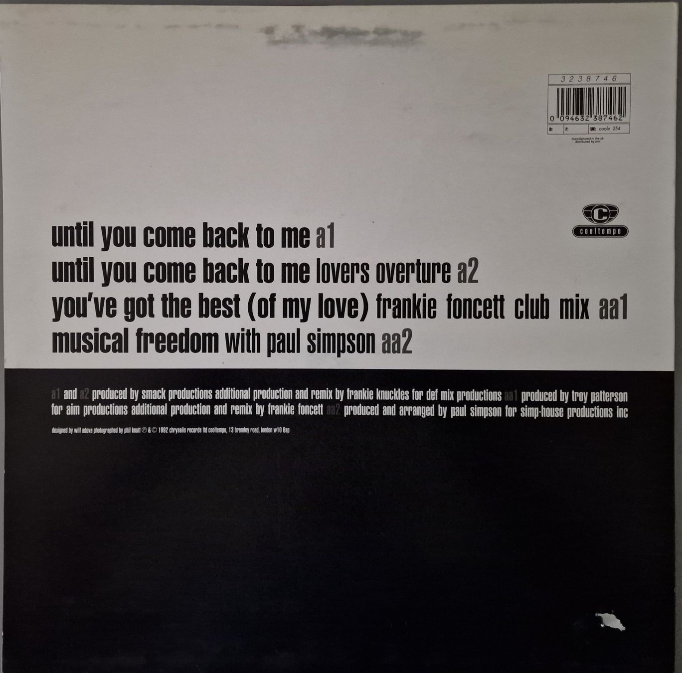 Dischi in vinile: Adeva Maxi-Single – Until You Come Back To Me – Usato da Root venduto da atelier22 1