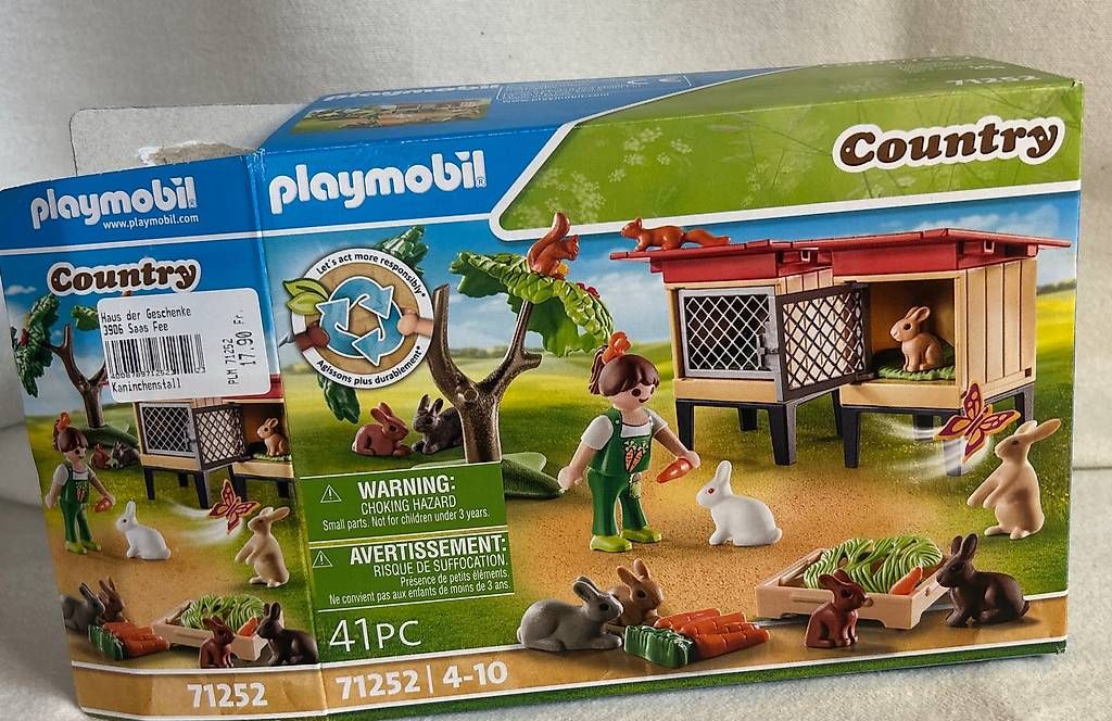 Giocattoli: Playmobil Hasenstall – Usato da Saas Fee venduto da michaberchtold