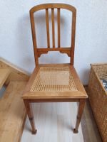 Vintage, antiker Stuhl mit Wiener Geflecht