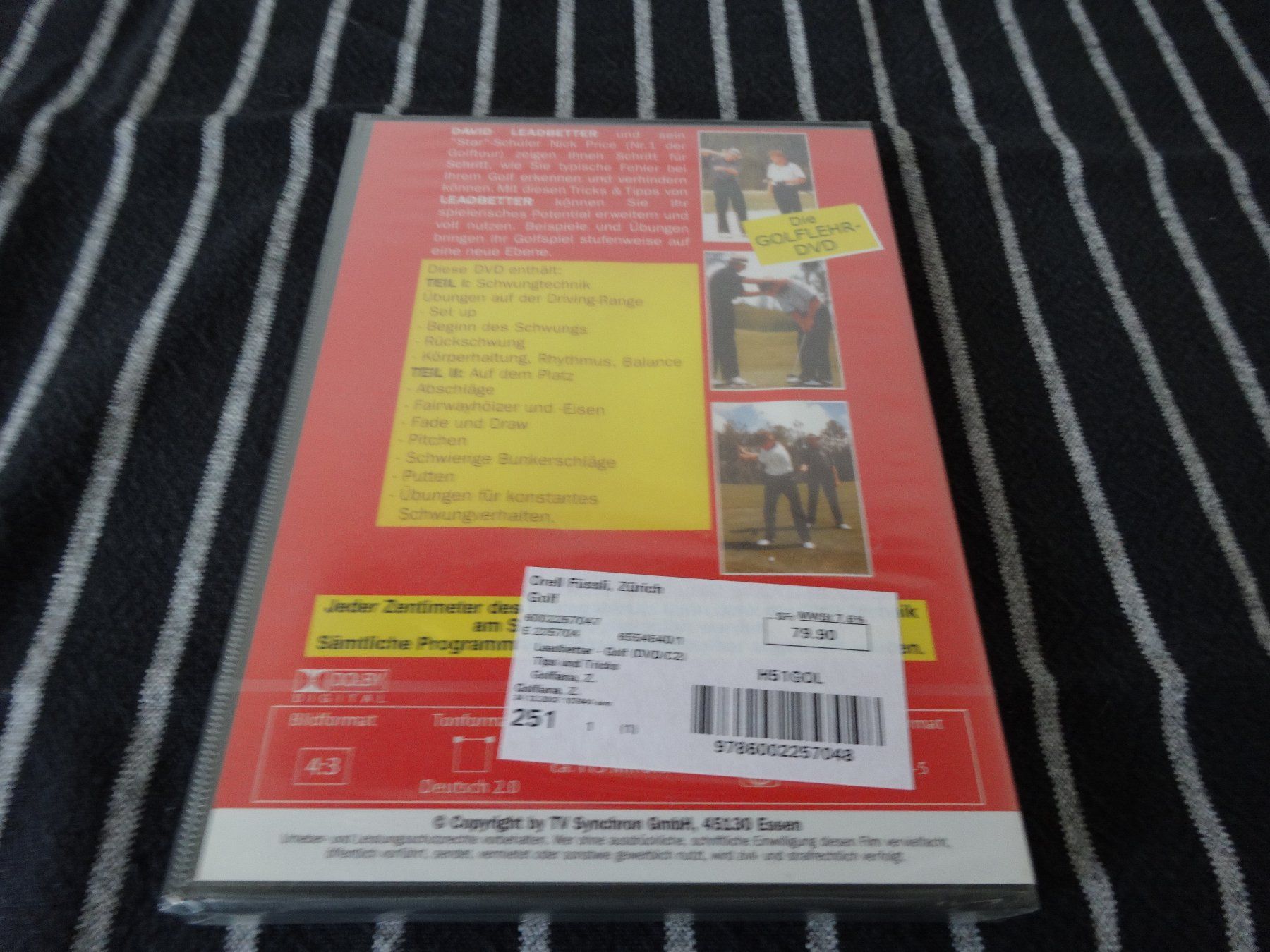 Alle DVDs: Super Golf Leadbetter Tipps und Tricks Golflehr DVD – Neu und originalverpackt aus Neerach von jenny062 1