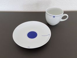Espressotasse Möbel Pfister 1995 "blue edition" RAR