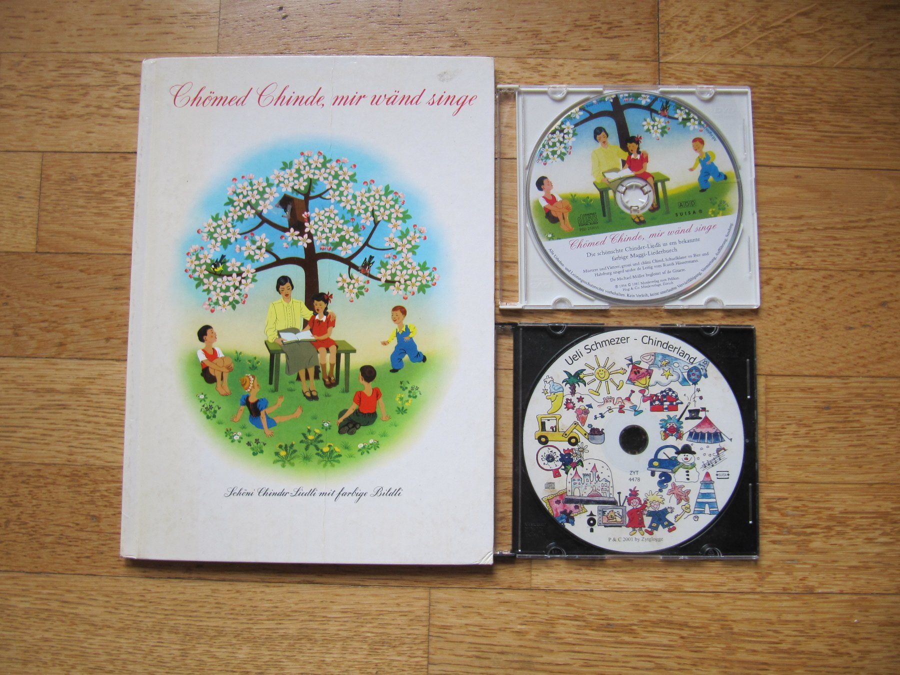 Bücher: KinderLiederbuch Chömed Chinde mit CD plus 1 CDs Liedli – Neu (gemäss Beschreibung) aus Würenlos von AustralisZ