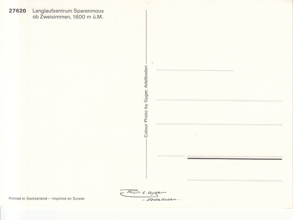 Ansichtskarten: Sparenmoos ca. 1970 – Gebraucht aus Bürglen TG von StampGraf 1
