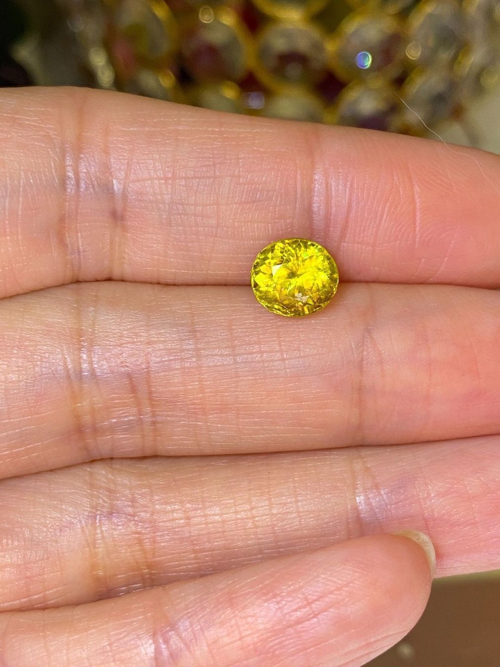 Pietre preziose: Top Qualität Titanit Sphen 2 ct – Nuovo e nell'imballaggio originale da Sarnen venduto da Yingsperlen3 1