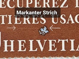 MA529) 255, Abart Markanter Strich unter ERES postfrisch