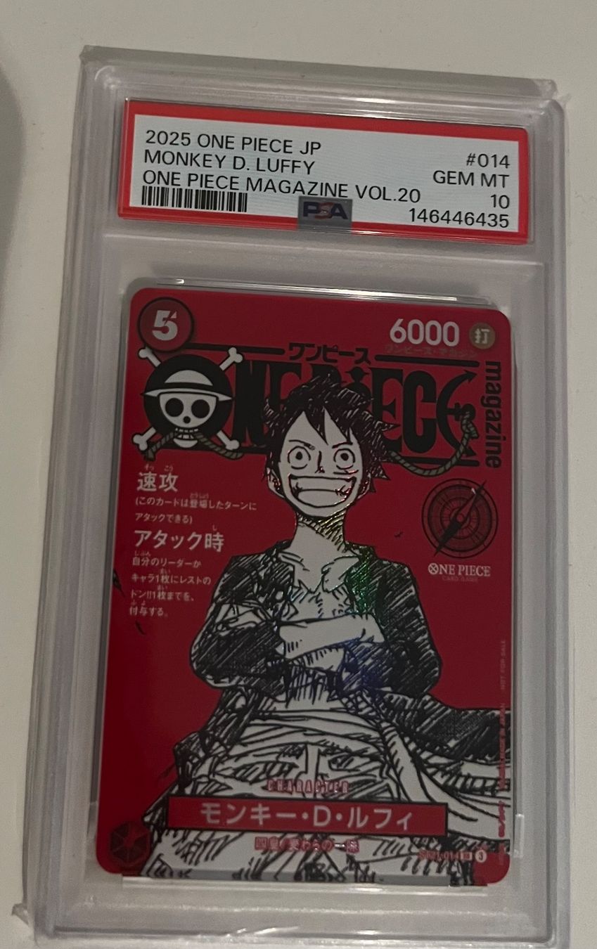 Bandai Carte collezionabili: One Piece Magazine Promo PSA 10 – Nuovo e nell'imballaggio originale da Therwil venduto da TCGcave