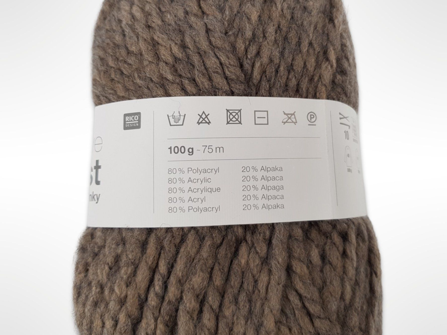 Lana: RICO DESIGN dicke Wolle Hellbraun 10 Stk. – Nuovo (secondo la descrizione) da Suhr venduto da Restwert_Suhr 5