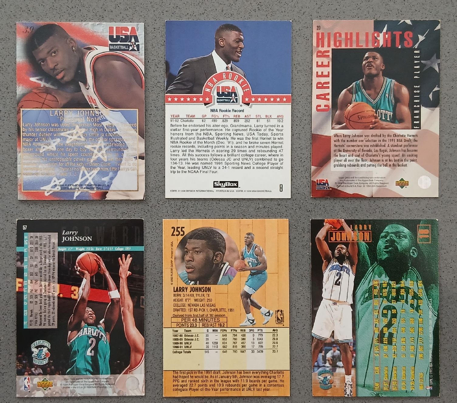 Nba Carte collezionabili: Larry Johnson Basketball Cards – Usato da Emmenbrücke venduto da 4tuner 1