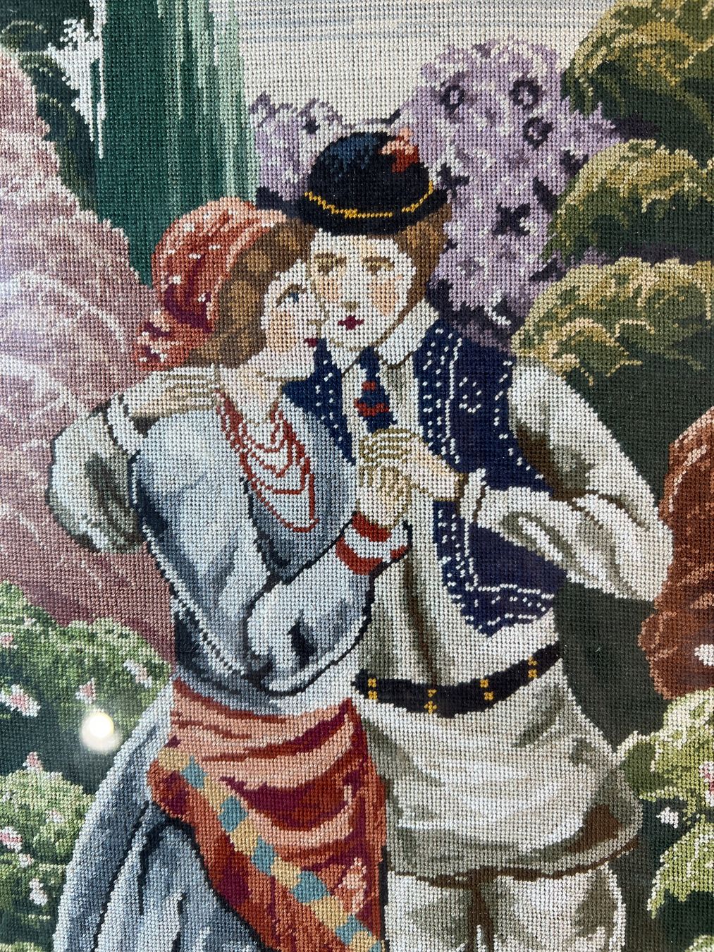 Dipinti: Gobelin mit kostbarem Rahmen – Usato da Riva San Vitale venduto da AM25 1