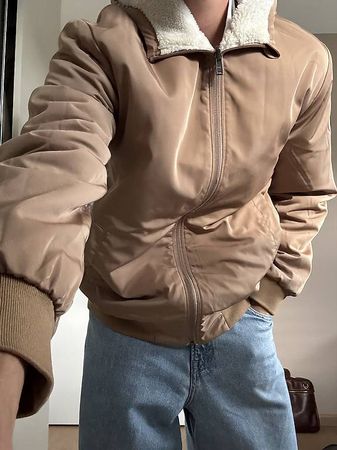 BOSS réversible  Marron & Polaire blanche  XS Homme