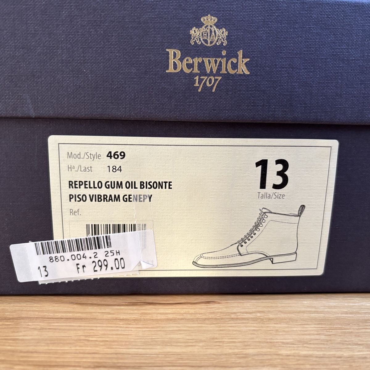 Scarpe da uomo: Berwick Canterbury, bottines en daim, taille 48 – Nuovo e nell'imballaggio originale da Crans VD venduto da AlainScott 5