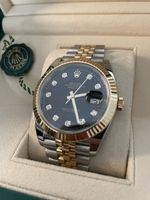 ROLEX Datejust 41, BICOLOR mit Diamanten, WIE NEU!