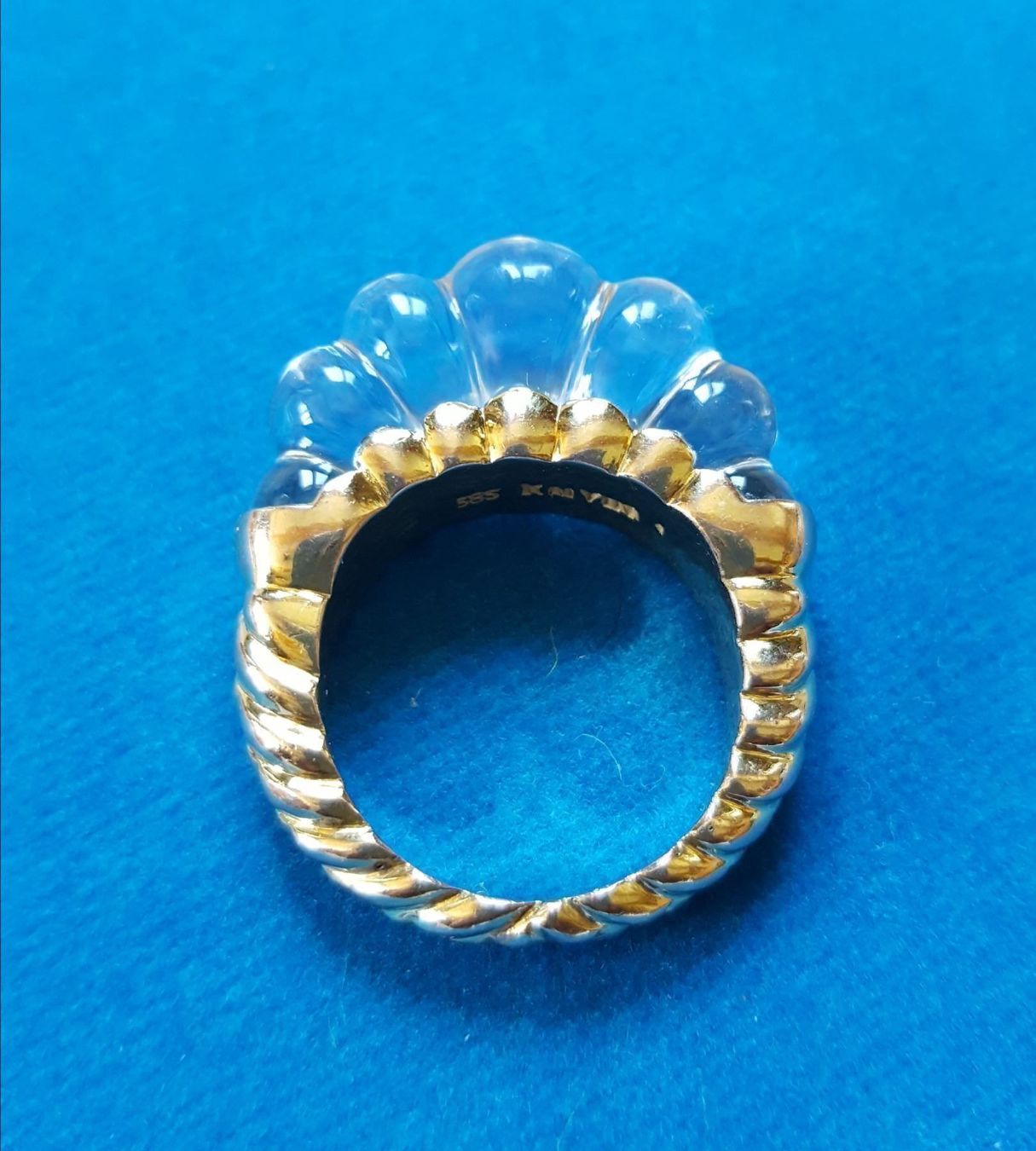 Anelli: Massiv 585 Gold Ring Mit Stein – Usato da Wald ZH venduto da Aniade 9