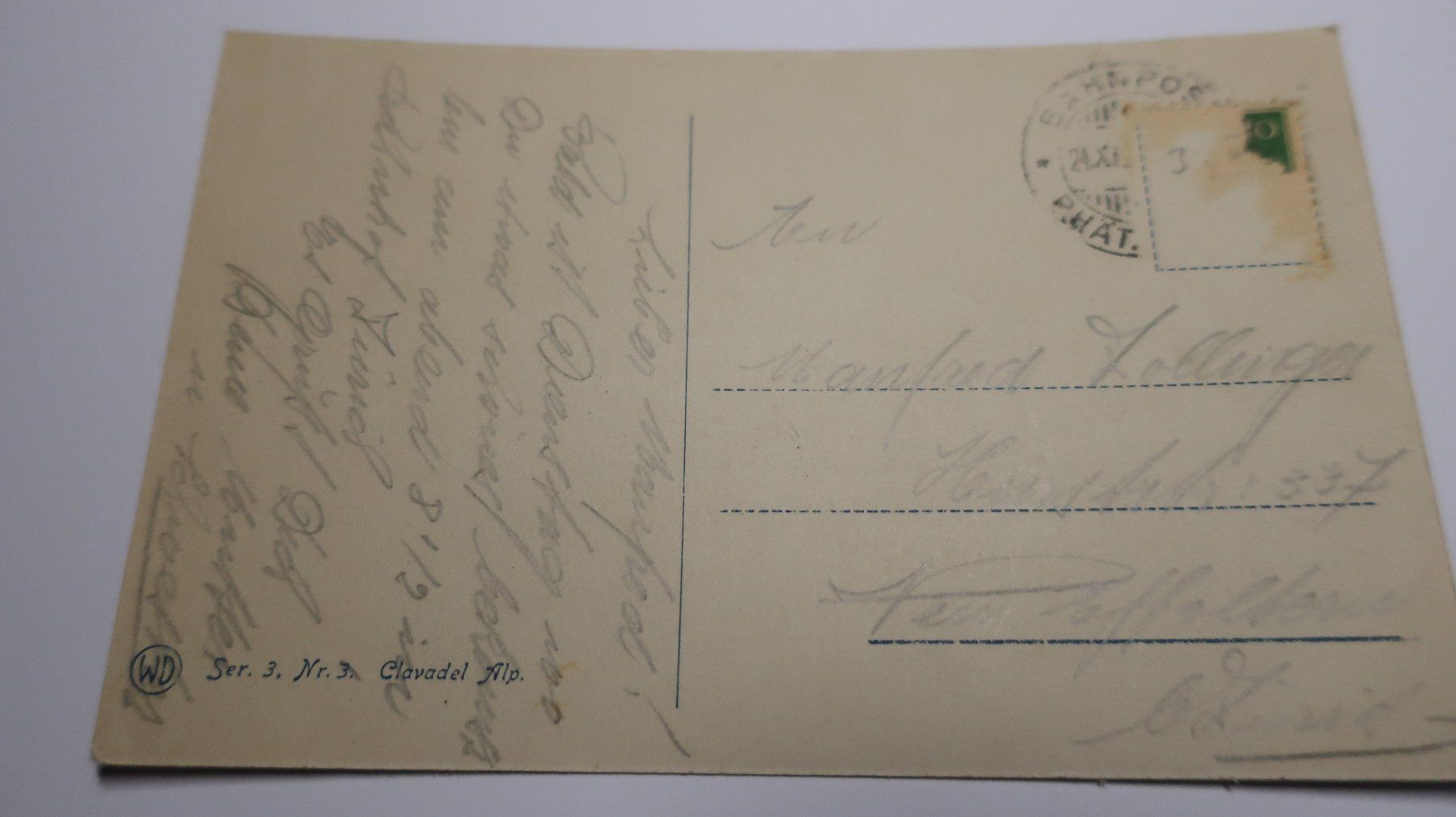 Cartoline postali: Clavadel Alp – Usato da Cormoret venduto da Pascalll2001 3