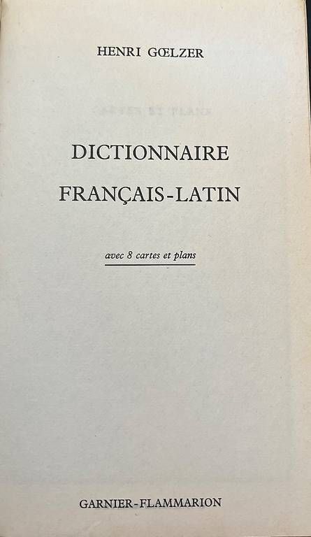 Bücher: Dictionnaire – Gebraucht aus Martigny von Cavag 1