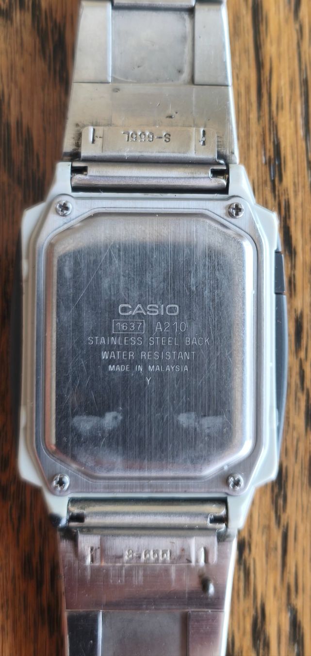 Casio Orologi: Casio A210 TELEMEMO 30 mit neuer Batterie – Usato da Aarau venduto da Blingo01 5