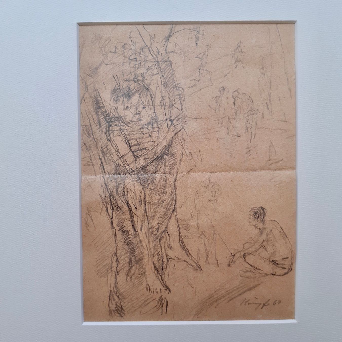 Tableaux: Original Skizze Max Kämpf Basel – D'occasion à Basel par Kaffee_und_Kunst 1