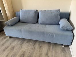 Massives Schlafsofa / Bettsofa 140×200 cm mit Bettkasten
