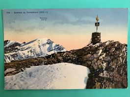 Ansichtskarte Feldpost Torrentthorn Balmhorn gelaufen