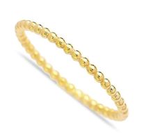 Ring fein dünn Kugeln 925 Silber gold filigran Klassiker 52