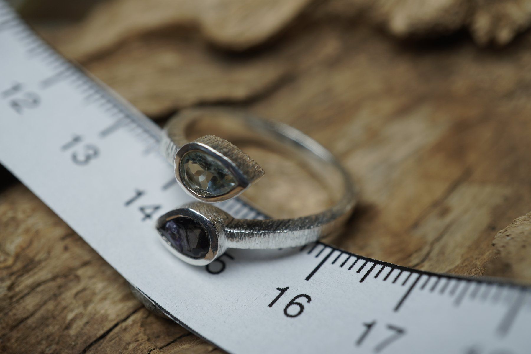 Anelli: Ring  Grösse  54    mit  Topas    925 Silber – Nuovo e nell'imballaggio originale da Balgach venduto da top_silver 4