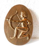 Sternzeichenplakette " Schütze " in Bronze