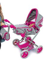 Puppenwagen Elfie mit Tasche