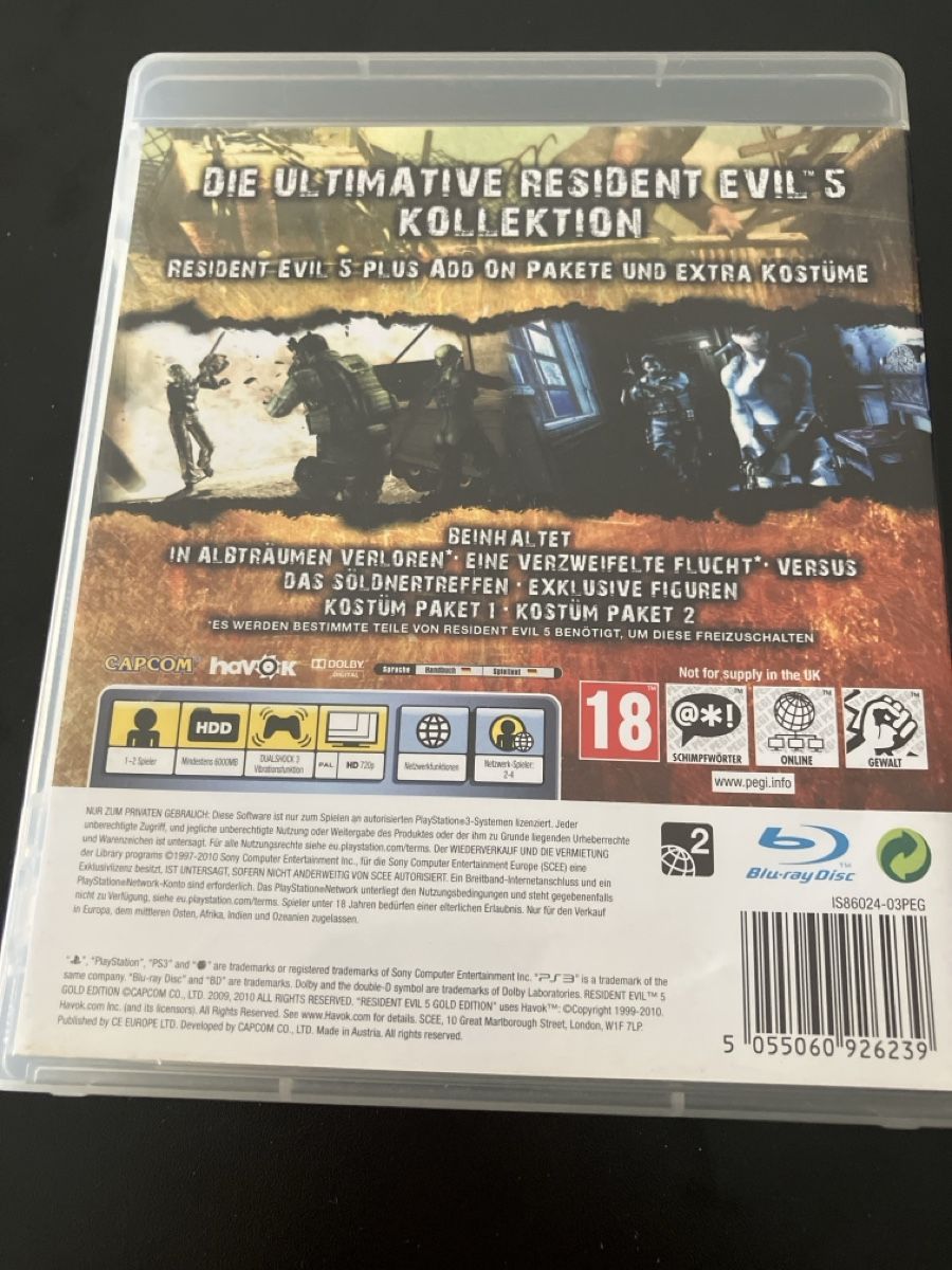 Sony Spiele: PS3 Resident Evil – Gebraucht aus Unterstammheim von dbo_5dgb 3
