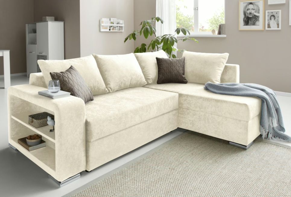 Sofas: Schönes Ecksofa / couch mit Regal-Element leicht gebraucht – D'occasion à Spreitenbach par ile_kr7x 3