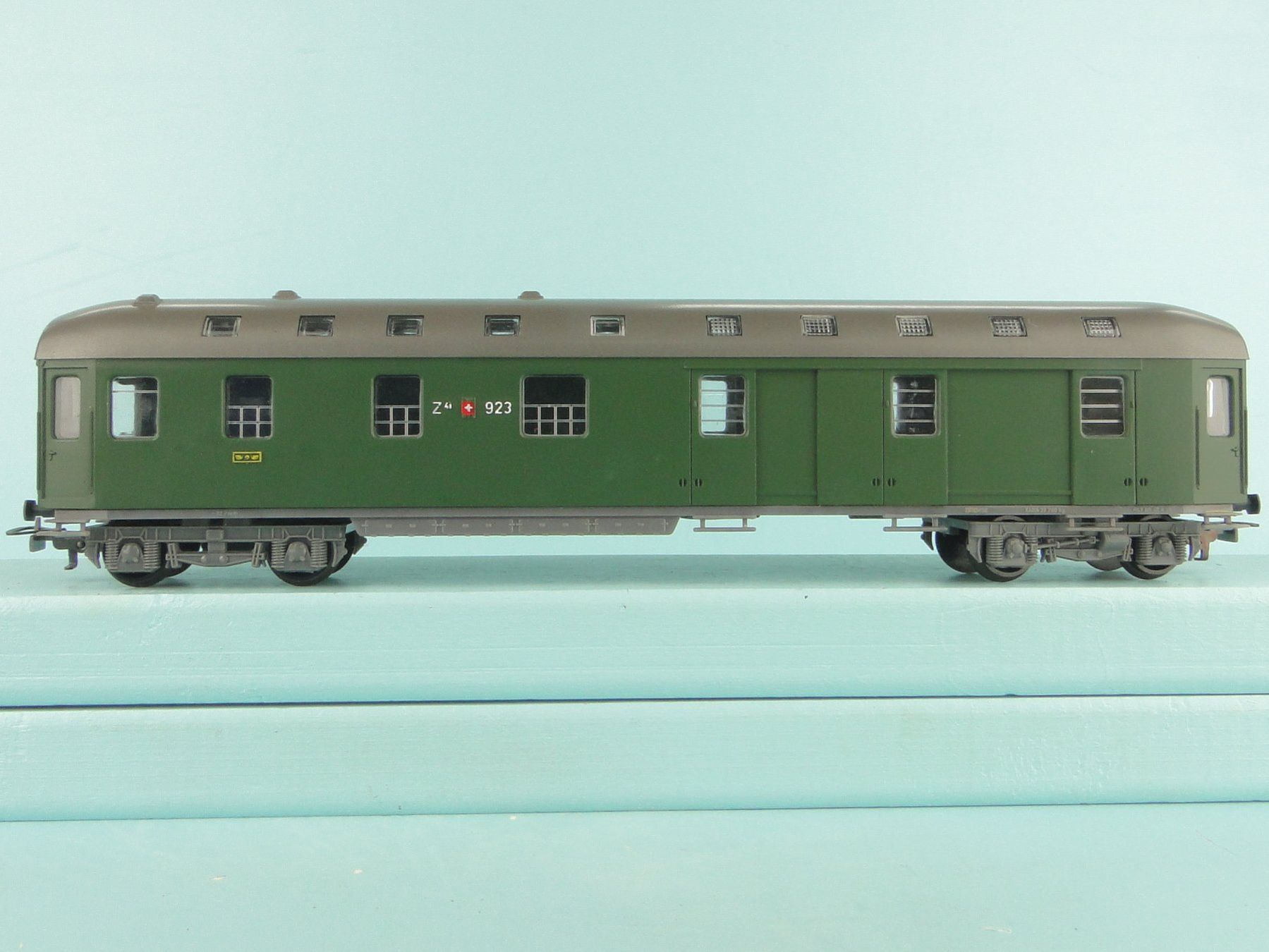 Kleinbahn Modellini di ferrovie: Kleinbahn 383 SBB Gepäckwagen – Usato da Bülach venduto da cann11 3