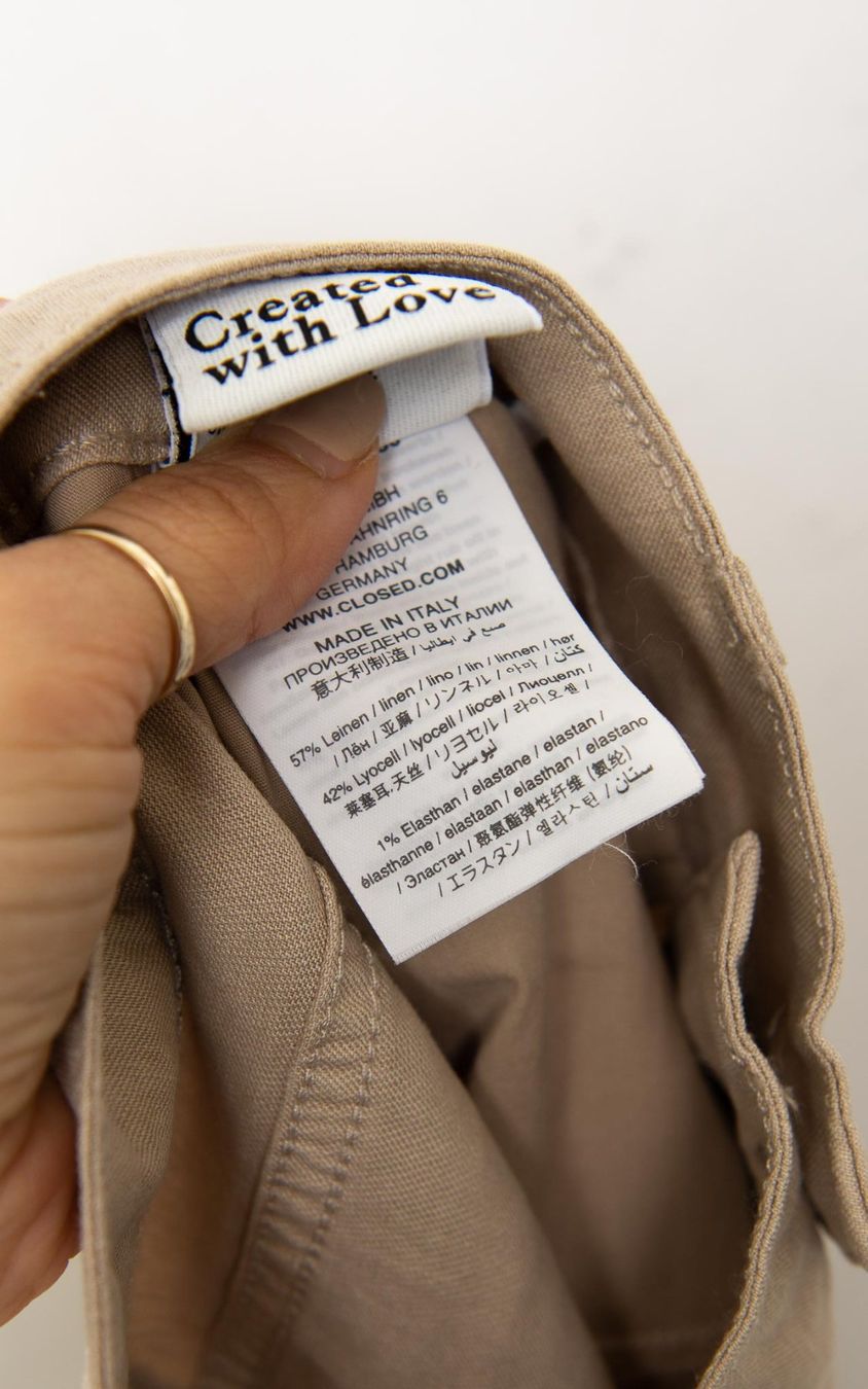 Closed Pantaloni: CLOSED Hose Linen Blend - W25 – Usato da Illnau venduto da Monkky 2