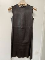 Prada Lammleder Kleid, Gr.38 (IT), dunkelbraun