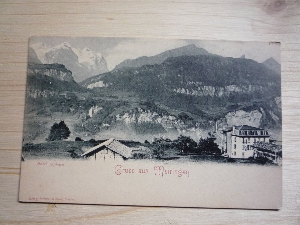 Gruss aus Meiringen, ca. 1898 1