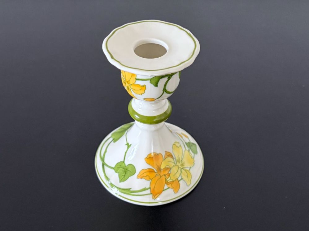 Villeroy & Boch Portacandele: Villeroy & Boch Geranium Kerzenständer, TOP – Usato da Birr venduto da Jamonline 3