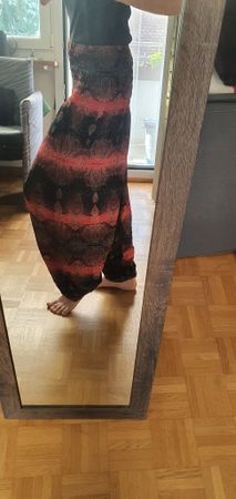 Luftige Pumphose Sarouelhose Aladinhose Haremshose