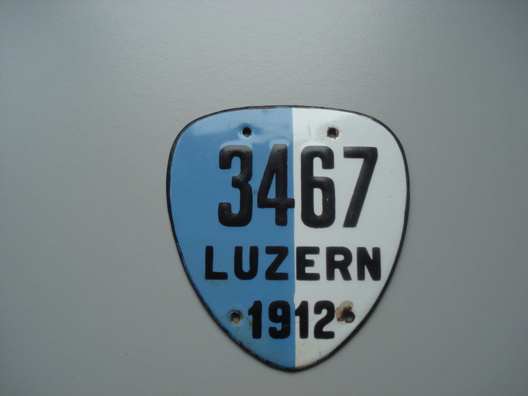 Insegne: Velonummer LU 1912 – Usato da Root venduto da vil_k76z