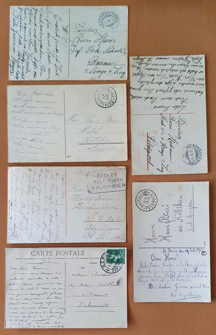 Cartoline postali: 10 Militär Jux Karten – Usato da Kreuzlingen venduto da Rschweiz1 5