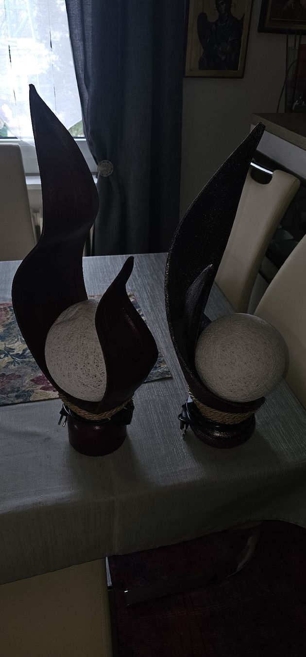 Lampes: 2er Set Tischlampe Holz – D'occasion à Winterthur par Mancick