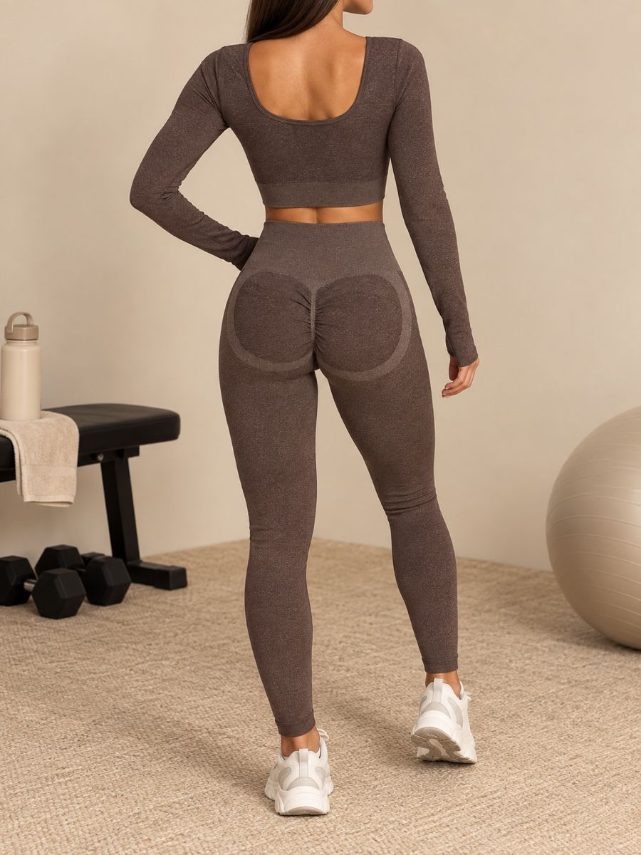 Leggings: ENSEMBLE DE SPORT MARRON – Neu (gemäss Beschreibung) aus Lausanne von KeNaChic 1