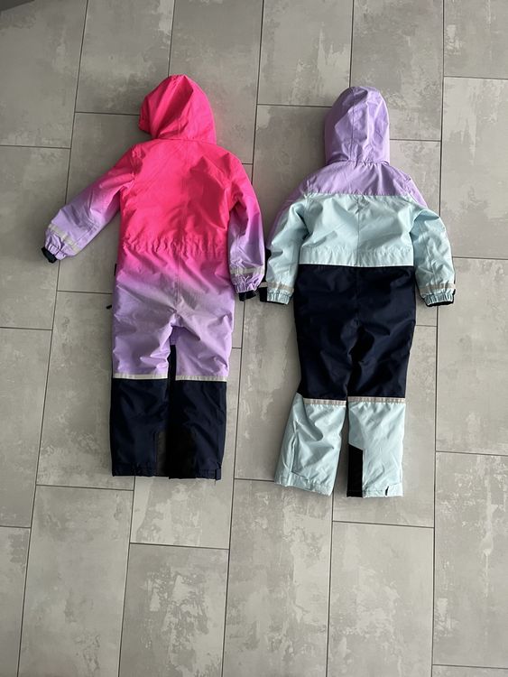 Skianzug Kinder Schneeanzug Einteilige Skioverall/Schneeanzug Mit Kapuze Winter Warm Skibekleidung Schneeoverall Wasserdicht Winddicht Skianzüge Für
