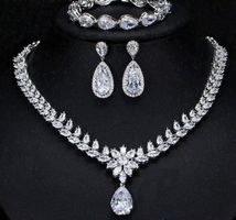 Diana 3er Set Kette Ohrringe Armband Collier bracelet Boucle